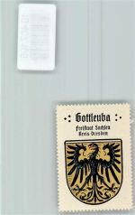 01816 O8302 Bad Gottleuba - Vignette Wappen Kaffee Hag 1920-1940 Adler
