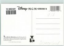 Disneyland MGM Studios Florida Limousine AK Walt Disney