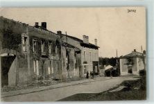 54800 Jarny 1915 - Cafe zerstörte Häuser Feldpost WK I V. Armeekorps