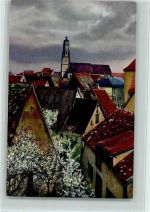 W8860 Nördlingen Serie 151 Nr. 2794 - Blick von der Stadtmauer, gute Erhaltung AK Nenke & Ostermaier