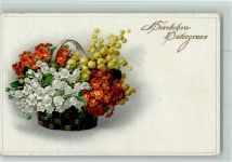 Meissner & Buch 2513 - Blumenkorb, Ostern Maiglöckchen