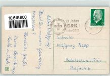 09599 O9201 Zug - Deutsches Rotes Kreuz-Stempel 10 Jahre Rotes Kreuz in der DDR