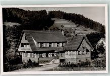 72270 W7292 Obertal , Kr Freudenstadt Gebrauchsspuren Gasthaus-Pension zum Schwanen Ort handschriftlich
