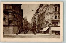 1010 Wien 1. Bezirk, Innere Stadt - Rotenturmstraße Straßenbahn Emailleschild