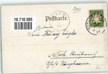 W8000 München Schäfflertanz offiz. Ausgabe sign. Ritzer Volkstanz 1900 Künstlerkarte