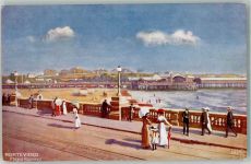 Montevideo Künstlerkarte Oilette Nr. 8906 Tuck und Sons Playa Ramirez