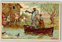 Don Chisciotte Sage 1920 Künstlerkarte