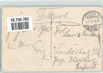 Kalisch Kalisz 1914 Foto AK Feldpost WK I Warschauer Straße Uniform Geschäft