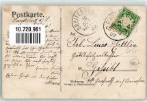 Privatfoto eingesetzt Jugendstil 1907