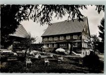 78141 W7741 Escheck Gebrauchsspuren Gasthaus Pension Löwen Foto AK