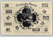 Verlag EAS Nr. 4925 - Foto AK Briefmarkensprache