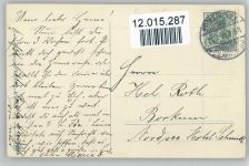 Junge mit einer Pfeife 1909 AK Rauchen