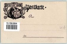 Abend AK Schiestl 1899 Lithographie / Künstlerkarte