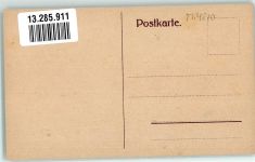 W7218 Trossingen Junge in Tracht mit Hohner Mundharmonika Werbe AK Ort lt. Recherche Musikinstrument Gebrauchsspuren