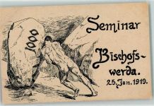01877 O8500 Bischofswerda 1919 - 1000. Seminar 1919 Sisyphus