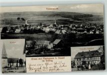 37586 W3354 Mackensen 1910 - Kirche Feindts Gasthaus