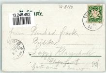 83684 W8180 Tegernsee 1903 Lithographie Kleebatt Distel