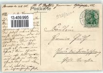 30159 W3000 Döhren 1908 Gebrauchsspuren Geschäftshaus Emailleschild Straßenbahn