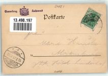 22941 W2072 Bargteheide 1901 - Hotel Unter den Linden Saal Garten Sammlung Lachmund