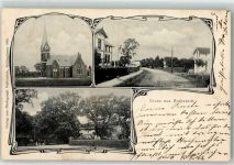 24616 W2351 Brokstedt 1903 - Kirche Gruss