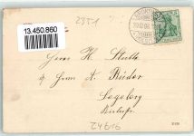 24616 W2351 Brokstedt 1903 - Kirche Gruss