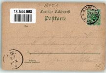01848 O8361 Rathewalde 1899 Lithographie Mondschein
