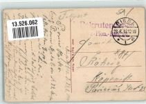 01587 O8400 Riesa 1915 - Hauptstraße Feldpost 1. Rekrutendepot