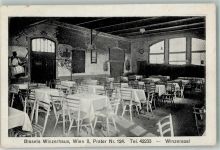 1020 Wien 2. Bezirk, Leopoldstadt Foto AK Gasthaus Blasels Winzerhaus Prater 124