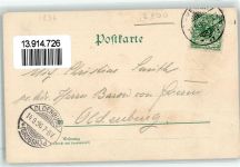 28195 W2800 Bremen 1896 Lithographie Dom Rathaus Domtreppe