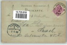 W3000 Hannover Orchester Konzert Lithographie Beschnitten Vorläufer 1888 BOAKC