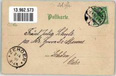 Stettin Szczecin Freihafen Dampfer Segelschiff HGL, Verlag Meteor 1899 Lithographie / Künstlerkarte