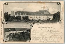86899 W8910 Landsberg a. Lech 1906 - Kgl. landw. Kreis-Lehranstalten