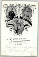 Großjährigkeitserklärung Besuch von Kaiser Franz Joseph Adel Kronprinz Wilhelm 1900