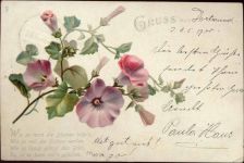 Gedicht über Blumen. AKU1 Spruch 1900