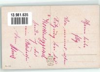 sign. HSB Herbert Schultz Herschau Kartenspiel Würfel Verlag Neue Meister Nr. 441 Wahrsagen Künstlerkarte