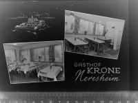 73441 W7085 Neresheim GLASNEGATIV Gasthof Krone