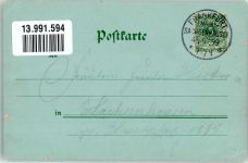 61462 W6240 Königstein im Taunus 1899 Gebrauchsspuren Lithographie