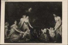 Kinder, Mütter, Russische Künstler-AK AKU1 Kind um 1920/30