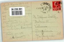66210 Mont-Louis 1929 Foto AK Denkmal Cafe la Grand Rue