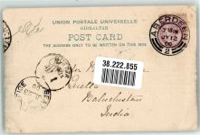 Gibraltar 1900 Gebrauchsspuren Hafen North Front