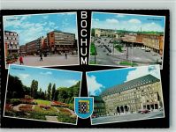 44787 W4630 Bochum - Rathausplatz Hauptbahnhof Rosengarten Rathaus