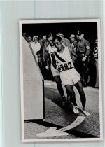 Marathonlauf Olympiade 1936 Sammelbild Band II Gr.57 AKU2 Olympiade 1936