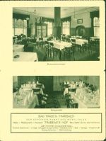 56841 W5580 Traben-Trarbach Klapp AK 2-fach Hotel-Restaurant-Pension Trabener Hof