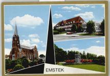 49685 W4593 Emstek - Kirche Denkmal Krankenhaus