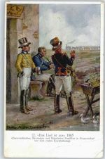 Post Sachsen , Franzensbad erste Eienbahn , sign. Gustav Müller Postbote