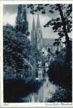59494 W4770 Soest , Westf - Kirche, Großer Teich