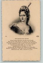 ND Phot. Nr. 50 Duchesse du Maine Adel Frankreich