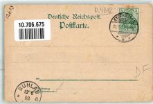 06567 O4712 Kyffhäuser 1903 Gebrauchsspuren Denkmal Barbarossa-Höhle Sagen Lithographie