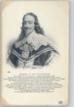 Charles - Roi d Angleterre Adel England Künstlerkarte