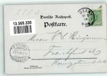 56859 W5584 Bullay 1898 Lithographie Gasthaus zur Marienburg Marienburg Bullay Aldegrund